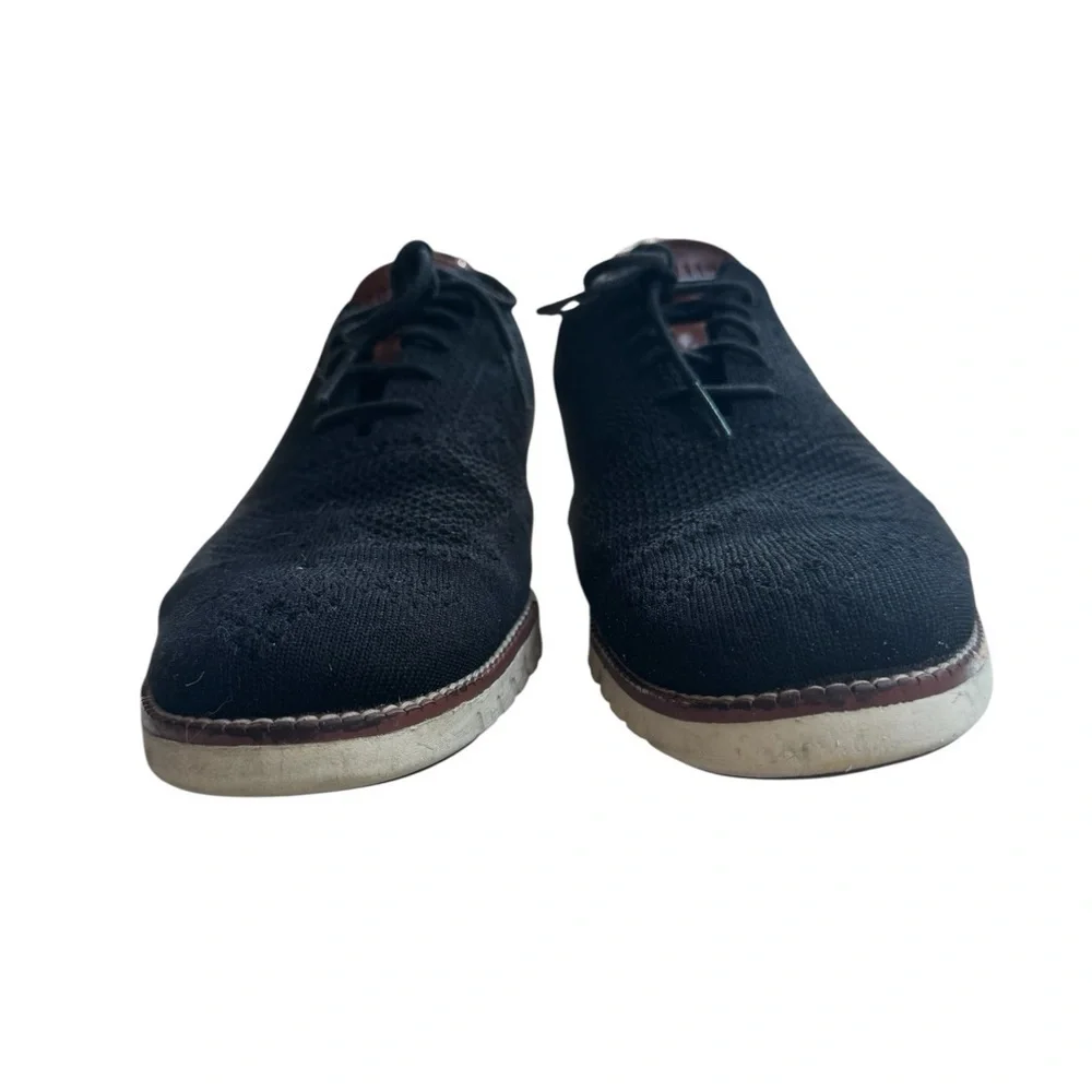 Cole Haan Men's Black and Brown Oxford Shoes - Picture 4 of 7